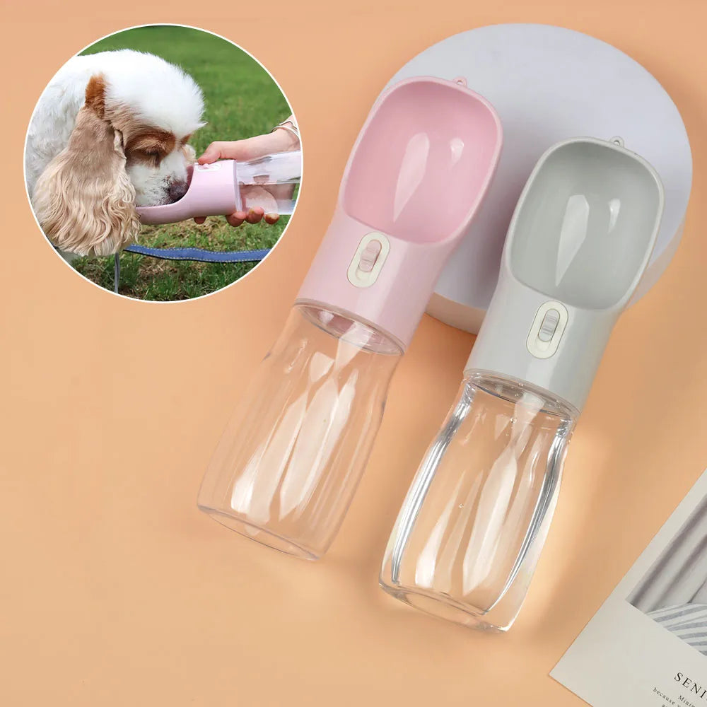Water bottle for dogs and cats