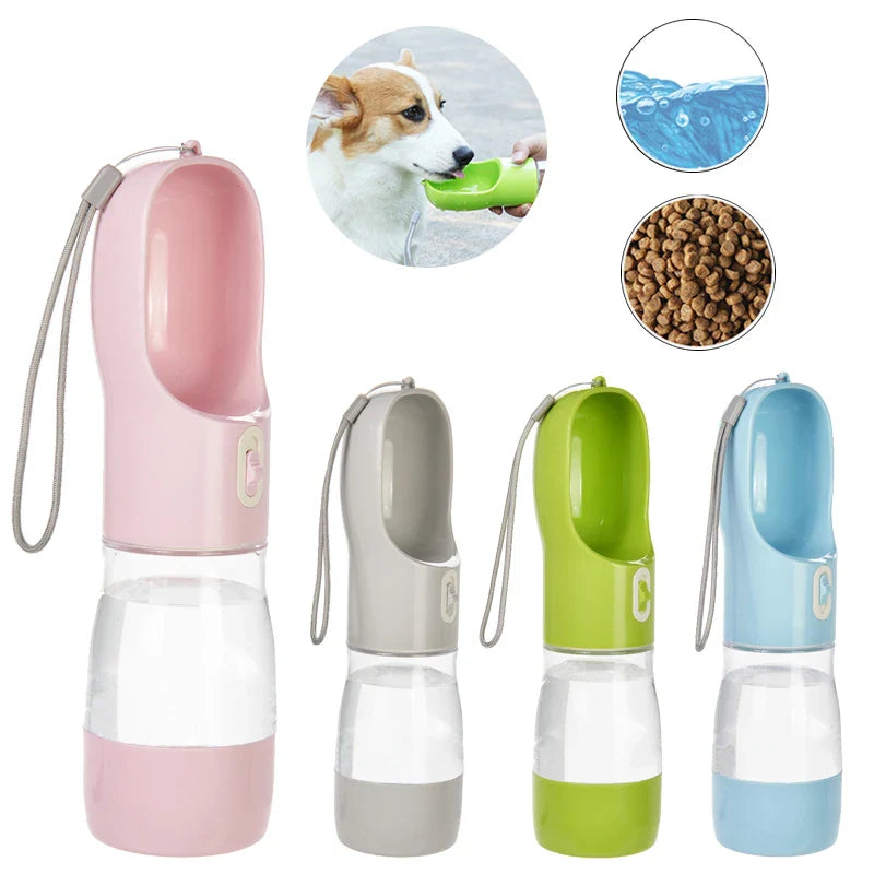Water bottle for dogs and cats