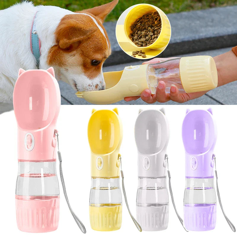 Water bottle for dogs and cats
