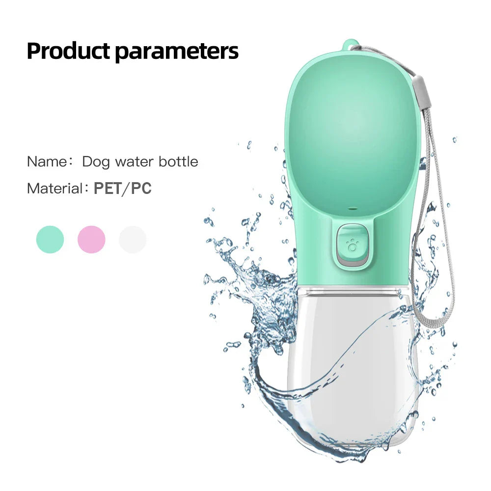 Water bottle for dogs and cats